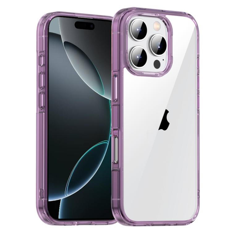 For iPhone 16 Pro Max iPAKY Aurora Series Shockproof PC + TPU Protective Phone Case
