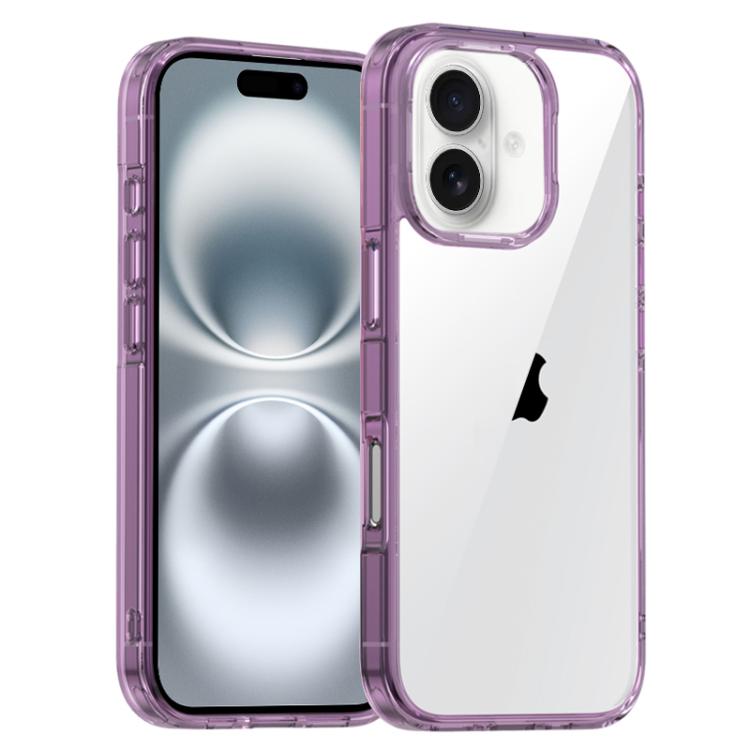 For iPhone 16 iPAKY Aurora Series Shockproof PC + TPU Protective Phone Case