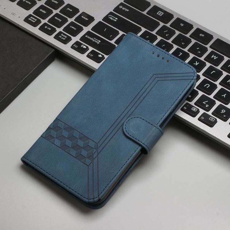 For OPPO Find X9 Cubic Skin Feel Flip Leather Phone Case