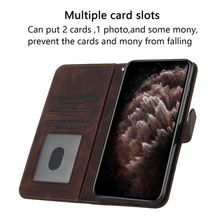 For Motorola Moto G67 5G / G77 5G Cubic Skin Feel Flip Leather Phone Case
