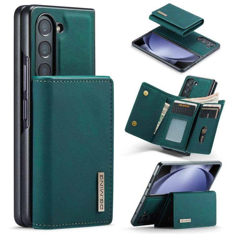 For Samsung Galaxy Z Fold5 DG.MING M1 Series 3-Fold Multi Card Wallet + Magnetic Phone Case