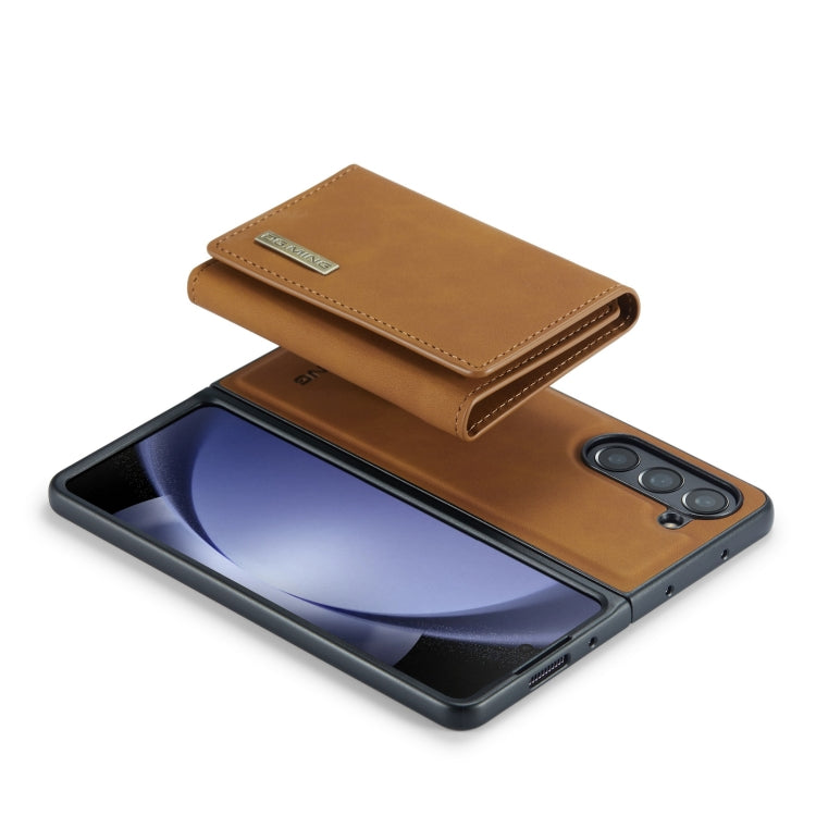 For Samsung Galaxy Z Fold5 DG.MING M1 Series 3-Fold Multi Card Wallet + Magnetic Phone Case