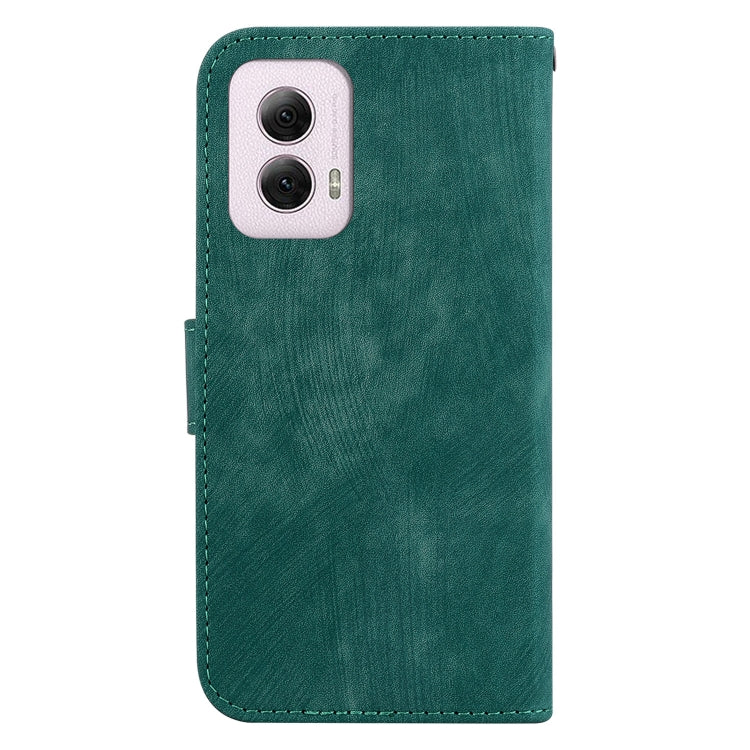 For Motorola Moto G Power 5G 2024 Little Tiger Embossed Leather Phone Case