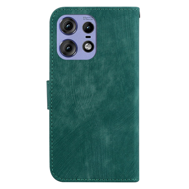 For Motorola Edge 50 Pro Little Tiger Embossed Leather Phone Case