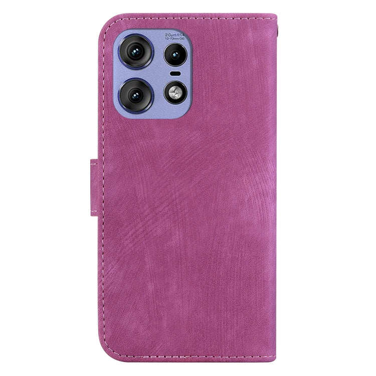 For Motorola Edge 50 Pro Little Tiger Embossed Leather Phone Case