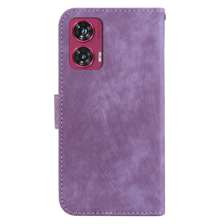 For Motorola Edge 50 Fusion Little Tiger Embossed Leather Phone Case