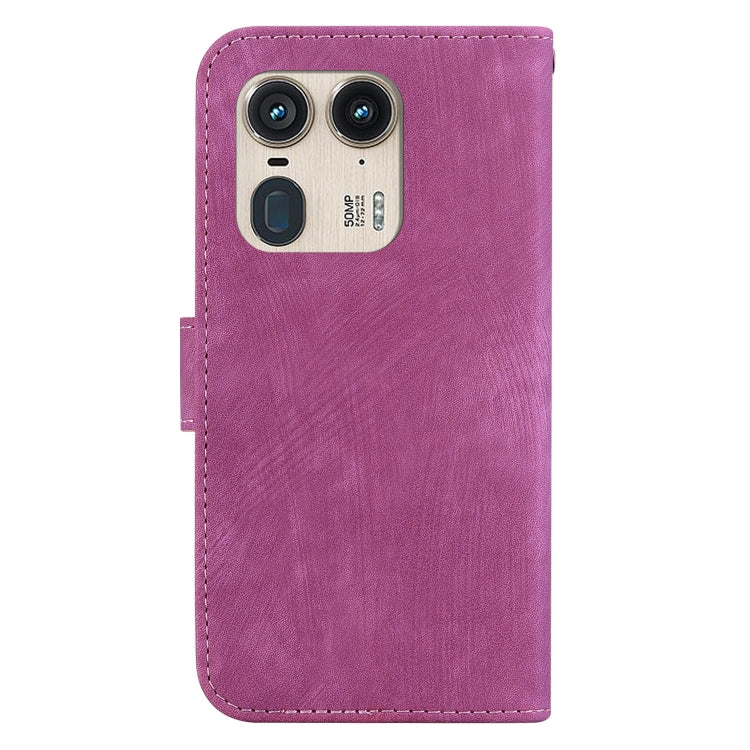 For Motorola Edge 50 Ultra Little Tiger Embossed Leather Phone Case