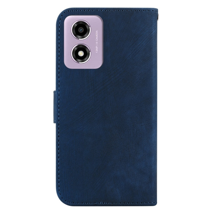 For Motorola Moto G04s / Moto E14 Little Tiger Embossed Leather Phone Case