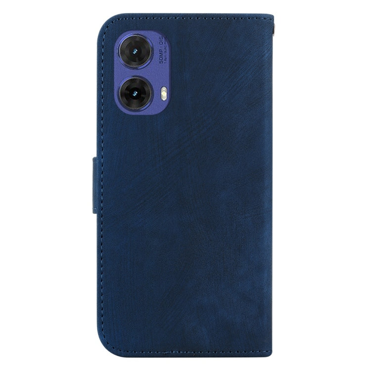 For Motorola Moto G85 Little Tiger Embossed Leather Phone Case
