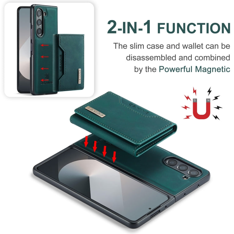 For Samsung Galaxy Z Fold6 DG.MING M2 Series 3-Fold Multi Card Bag + Magnetic Phone Case