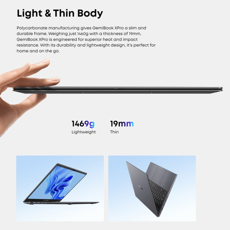 CHUWI GemiBook XPro 14.1 inch Laptop, 8GB+256GB, Windows 11 Intel Alder Lake-N N100 Quad Core