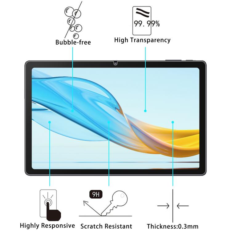 For Aiwa Tab AG10 10.4 inch 2pcs 9H 0.3mm Explosion-proof Tempered Glass Film