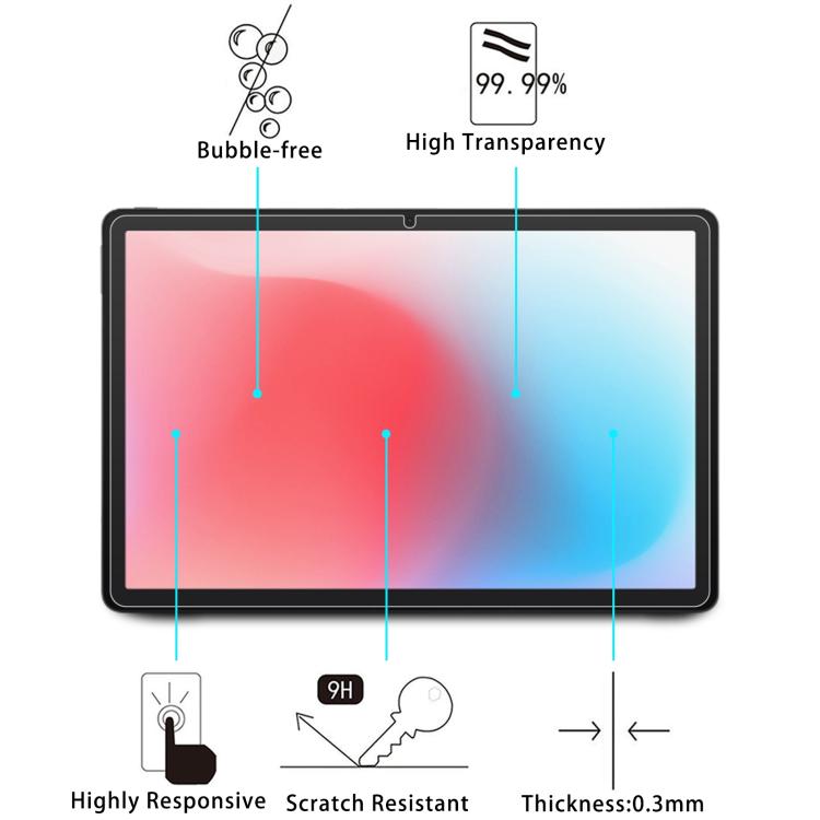 For Aiwa Tab AS11L JA5 10.95 inch 25pcs 9H 0.3mm Explosion-proof Tempered Glass Film