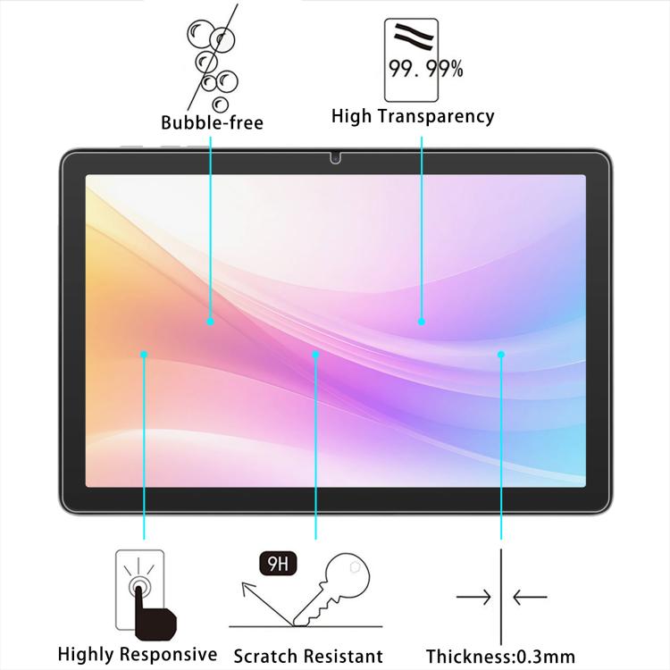For NEC LAVIE Tab Lite TL103 / KAL 10.1 9H 0.3mm Explosion-proof Tempered Glass Film
