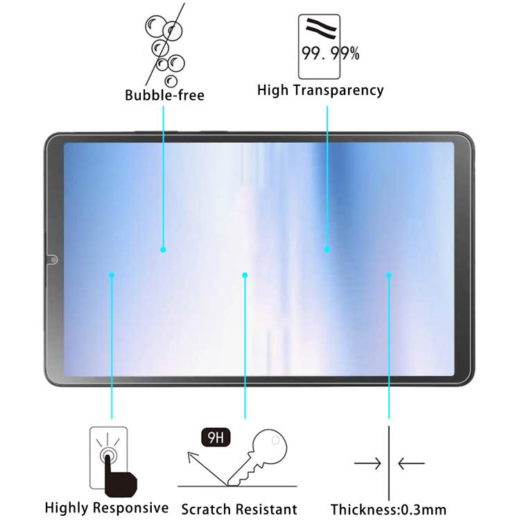 For NEC LAVIE T8 T0855 25pcs 9H 0.3mm Explosion-proof Tempered Glass Film