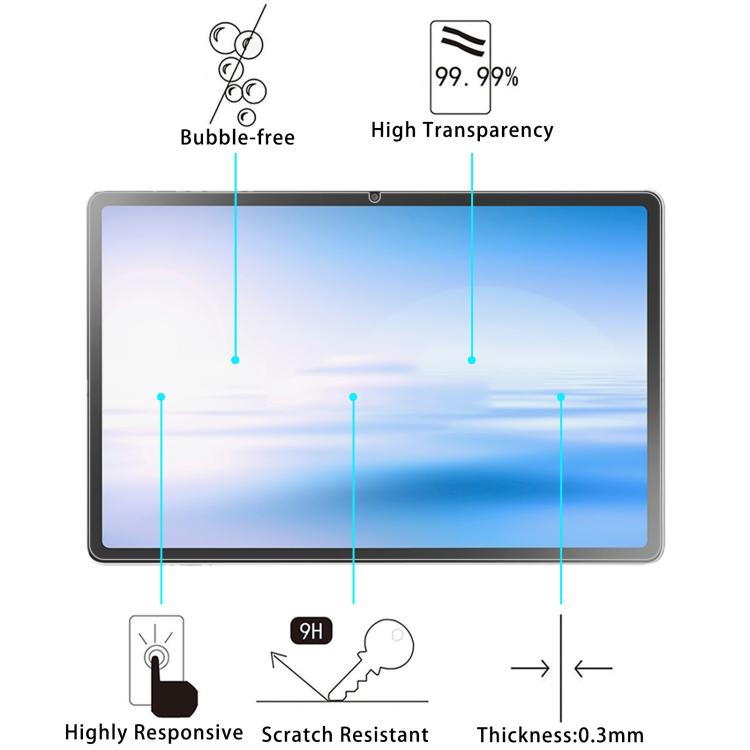 For NEC LAVIE Tab EX TX117LAS 11.1 25pcs 9H 0.3mm Explosion-proof Tempered Glass Film