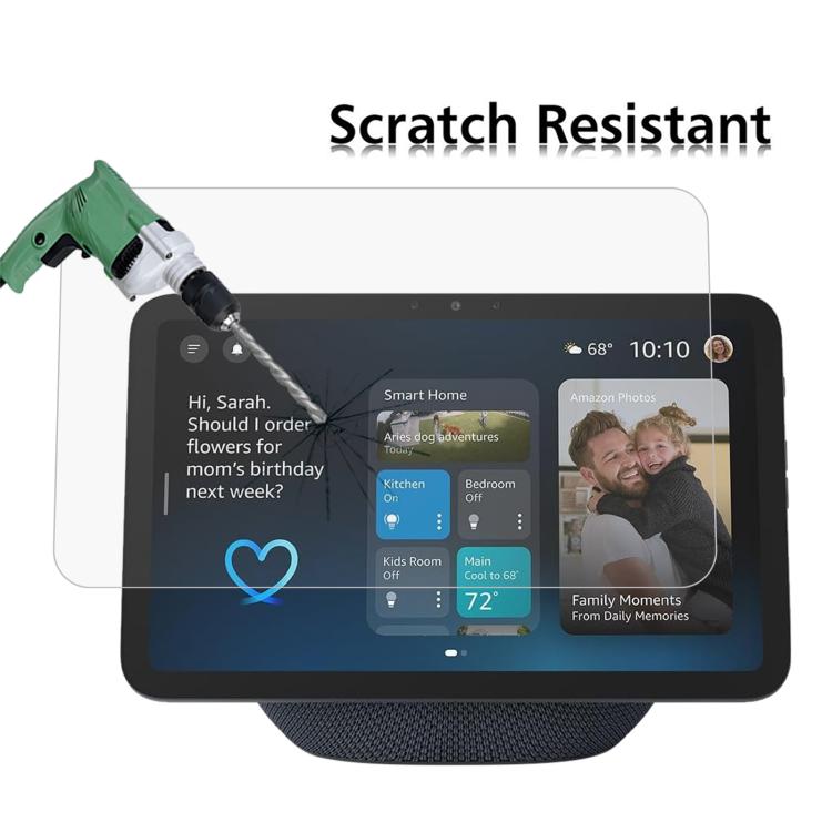 For Amazon Kindle Echo Show8 Gen4 2025 9H 0.3mm Explosion-proof Tempered Glass Film