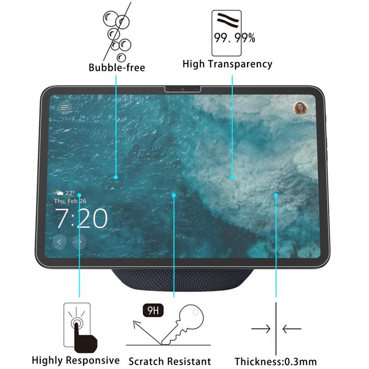 For Amazon Kindle Echo Show11 2025 25pcs 9H 0.3mm Explosion-proof Tempered Glass Film