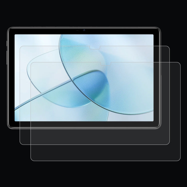 For Doogee T10S 2pcs 9H 0.3mm Explosion-proof Tempered Glass Film