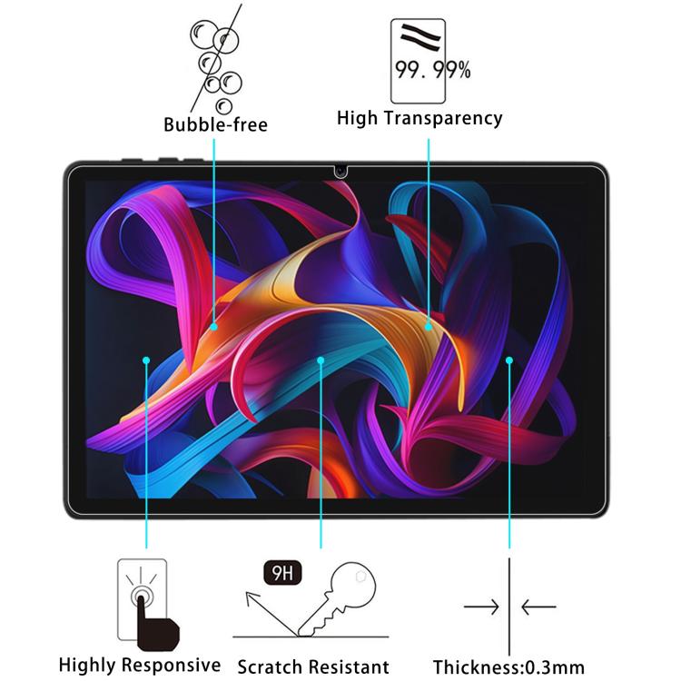 For Headwolf WPad7 11 inch 9H 0.3mm Explosion-proof Tempered Glass Film