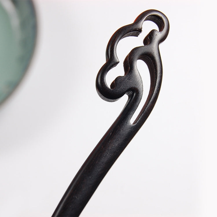 Classical Sandalwood Hairpin Hair Ornaments with Gift Box, Gift Box Random Color Delivery