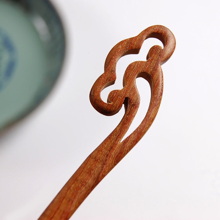 Classical Sandalwood Hairpin Hair Ornaments with Gift Box, Gift Box Random Color Delivery
