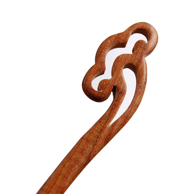 Classical Sandalwood Hairpin Hair Ornaments with Gift Box, Gift Box Random Color Delivery