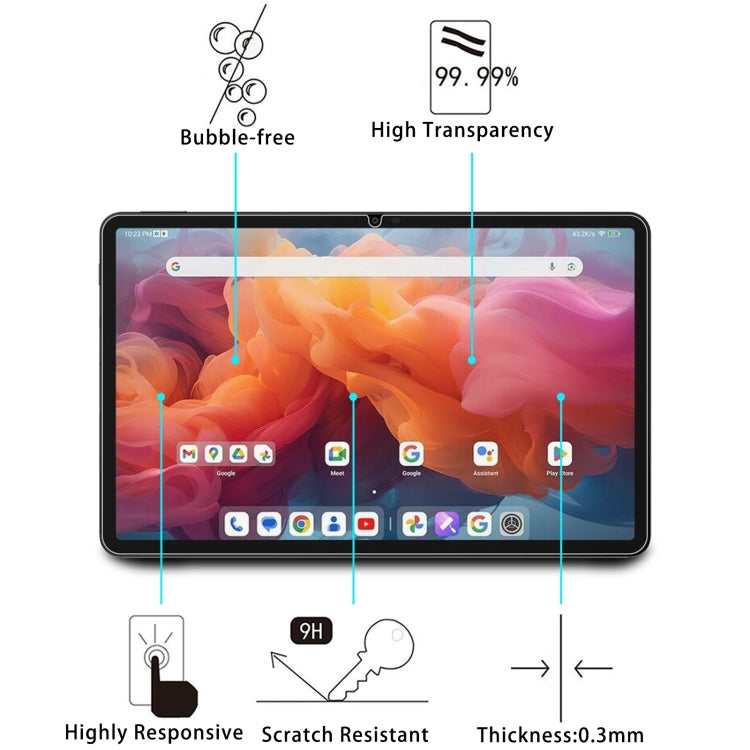 For ALLDOCUBE iPlay 60 Plus 11.45 9H 0.3mm Explosion-proof Tempered Glass Film