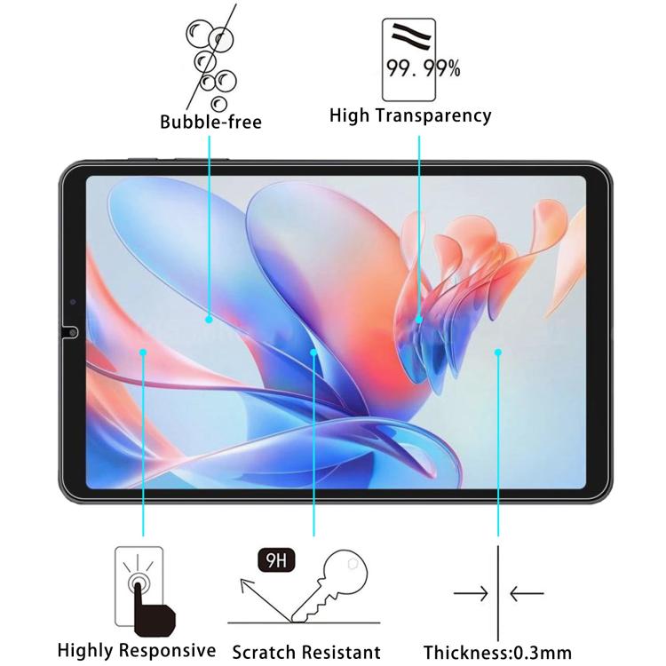 For ALLDOCUBE iPlay 70 mini Pro 9H 0.3mm Explosion-proof Tempered Glass Film