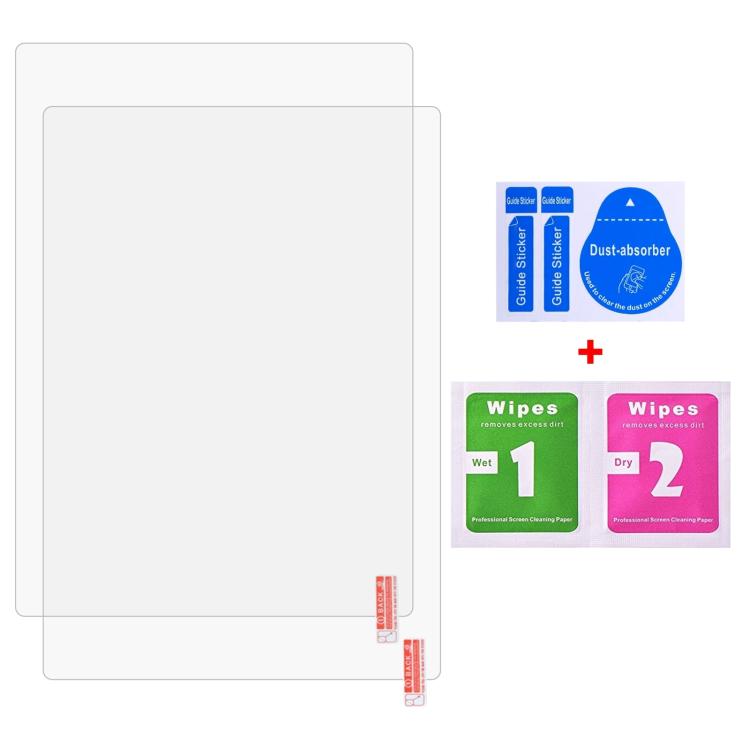 For ALLDOCUBE iPlay 70 S 10.5 2pcs 9H 0.3mm Explosion-proof Tempered Glass Film