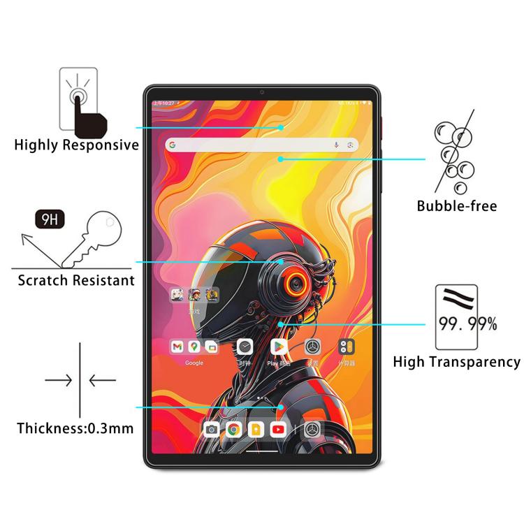 For ALLDOCUBE mini 3 Ultra 8.8 inch 2pcs 9H 0.3mm Explosion-proof Tempered Glass Film