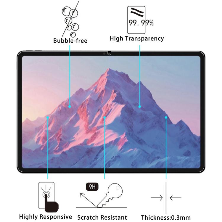 For ALLDOCUBE iWork GT Ultra 2pcs 9H 0.3mm Explosion-proof Tempered Glass Film