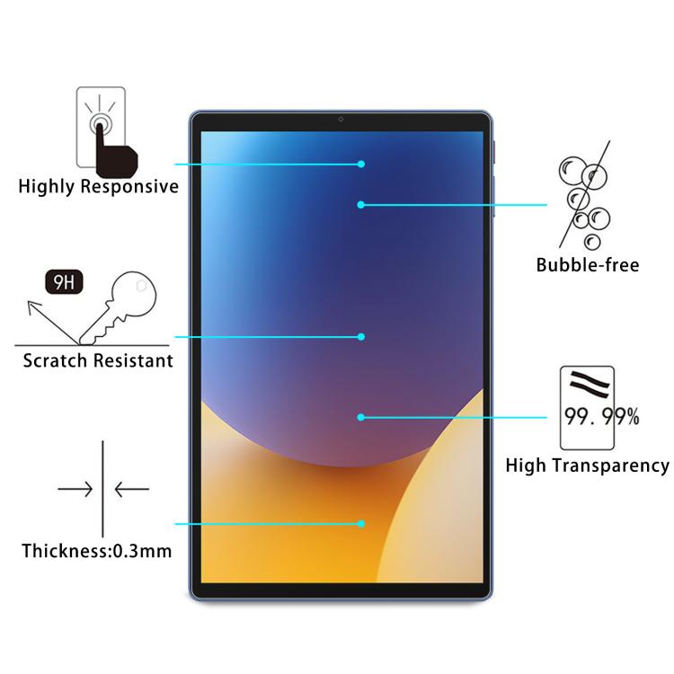 For ALLDOCUBE iPlay 70 25pcs 9H 0.3mm Explosion-proof Tempered Glass Film