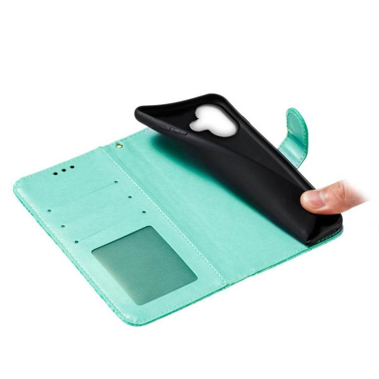 For iPhone 16 Plus Lace Flower Embossing Flip Leather Phone Case