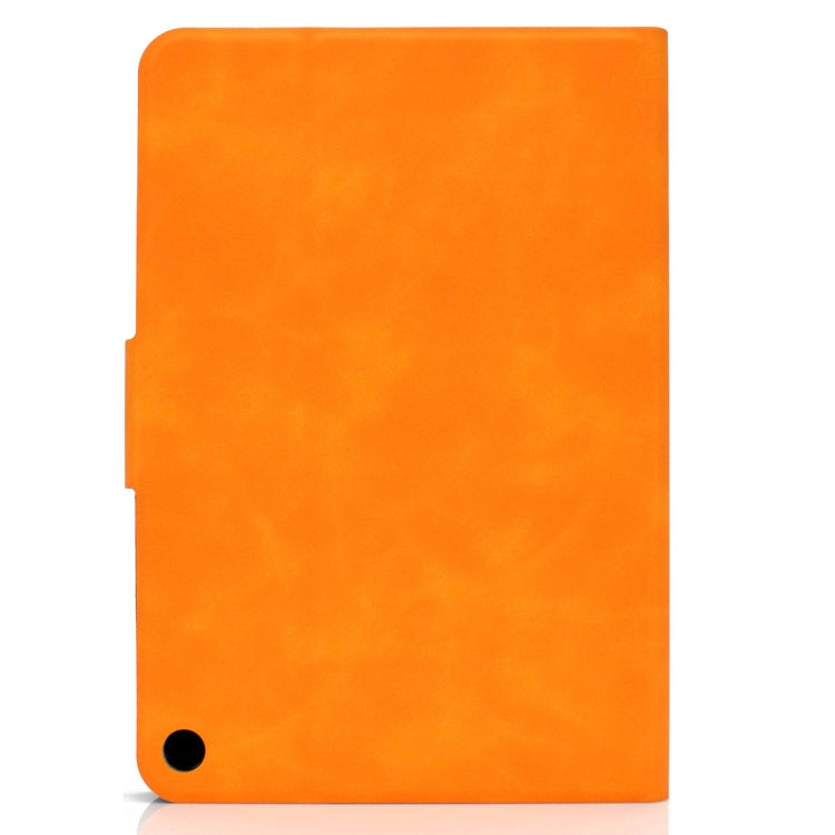 For Kindle Fire HD8 (2020) Cowhide Texture Horizontal Flip Leather Case with Holder & Card Slots & Sleep / Wake-up Function