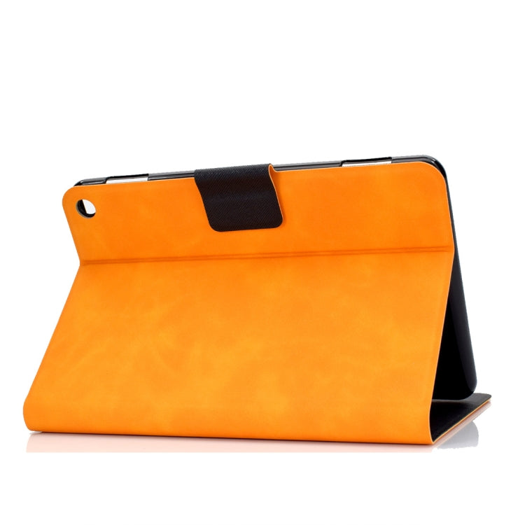 For Kindle Fire HD8 (2020) Cowhide Texture Horizontal Flip Leather Case with Holder & Card Slots & Sleep / Wake-up Function