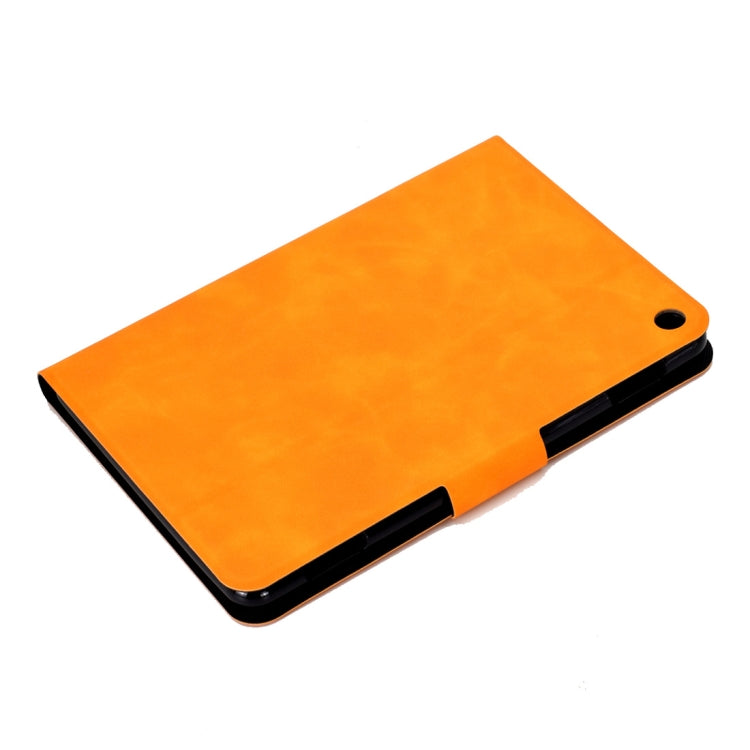 For Kindle Fire HD8 (2020) Cowhide Texture Horizontal Flip Leather Case with Holder & Card Slots & Sleep / Wake-up Function