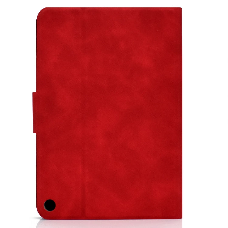 For Kindle Fire HD8 (2020) Cowhide Texture Horizontal Flip Leather Case with Holder & Card Slots & Sleep / Wake-up Function