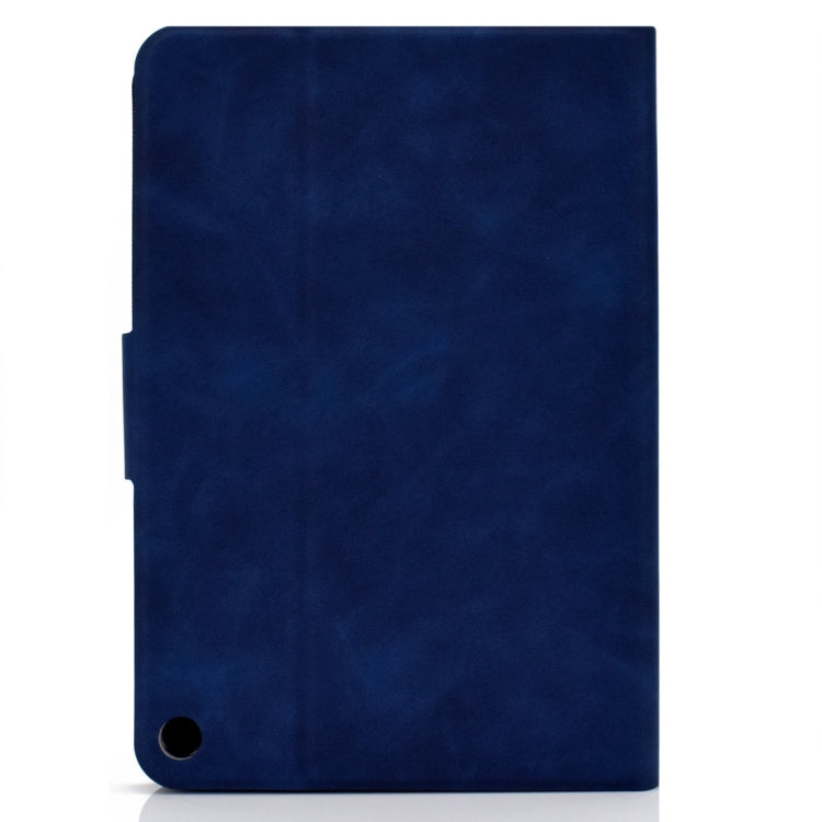 For Kindle Fire HD8 (2020) Cowhide Texture Horizontal Flip Leather Case with Holder & Card Slots & Sleep / Wake-up Function