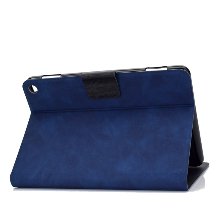 For Kindle Fire HD8 (2020) Cowhide Texture Horizontal Flip Leather Case with Holder & Card Slots & Sleep / Wake-up Function