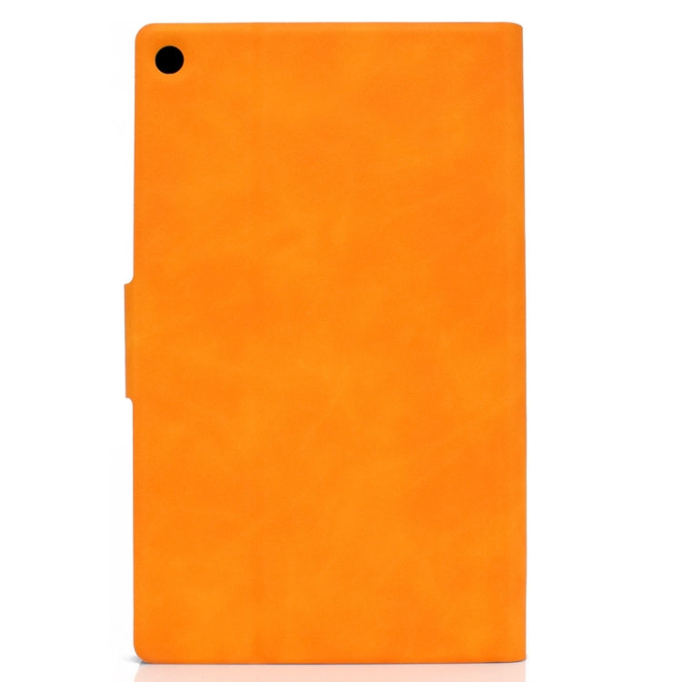 For Kindle Fire HD8 2016 / 2017 Cowhide Texture Horizontal Flip Leather Case with Holder & Card Slots & Sleep / Wake-up Function