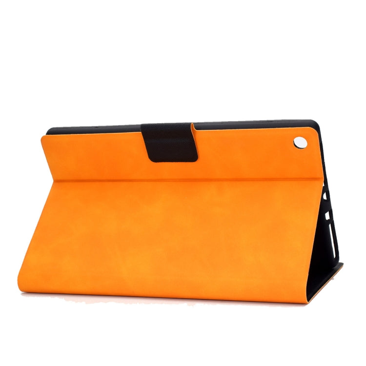 For Kindle Fire HD8 2016 / 2017 Cowhide Texture Horizontal Flip Leather Case with Holder & Card Slots & Sleep / Wake-up Function