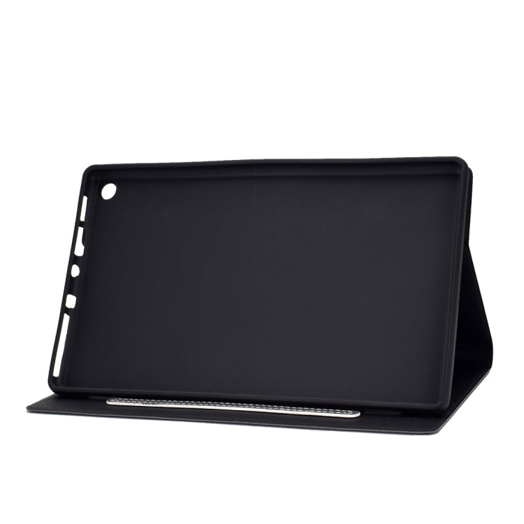 For Kindle Fire HD8 2016 / 2017 Cowhide Texture Horizontal Flip Leather Case with Holder & Card Slots & Sleep / Wake-up Function