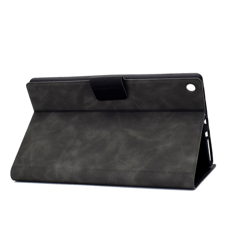 For Kindle Fire HD8 2016 / 2017 Cowhide Texture Horizontal Flip Leather Case with Holder & Card Slots & Sleep / Wake-up Function