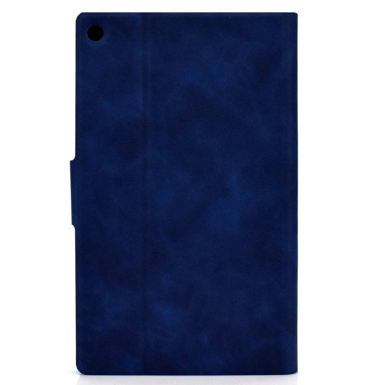 For Kindle Fire HD8 2016 / 2017 Cowhide Texture Horizontal Flip Leather Case with Holder & Card Slots & Sleep / Wake-up Function