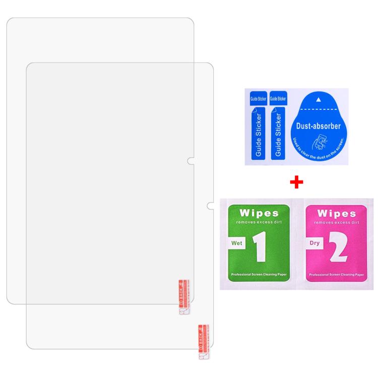 For Realme Pad 2 Lite 4G 2pcs 9H 0.3mm Explosion-proof Tempered Glass Film