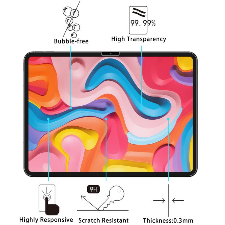 For Teclast Artpad Air 11 inch 2pcs 9H 0.3mm Explosion-proof Tempered Glass Film