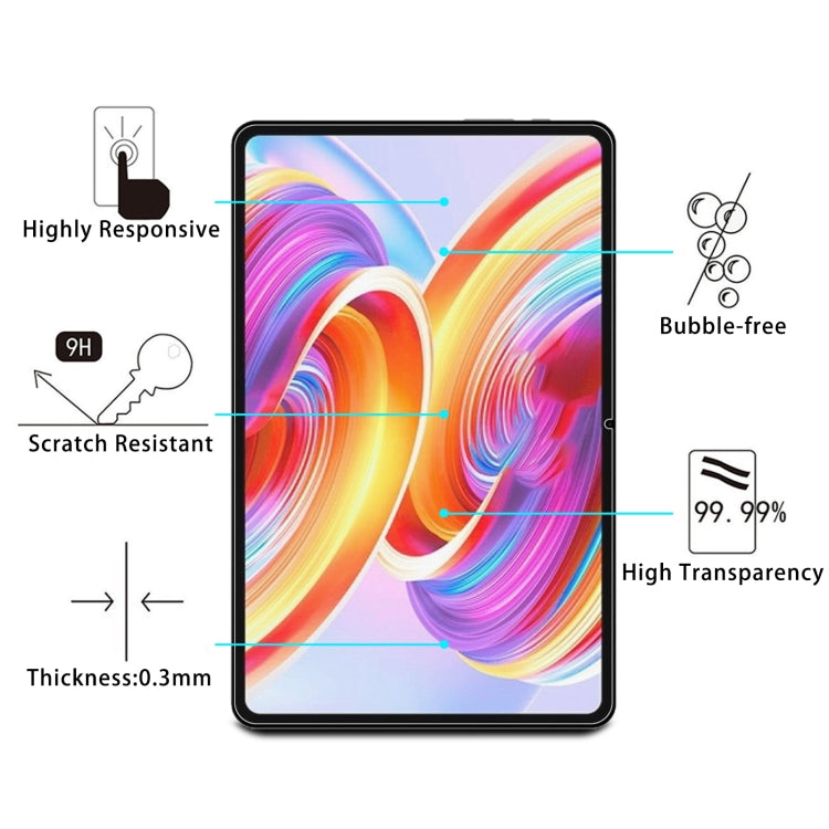 For Teclast T50s 11 25pcs 9H 0.3mm Explosion-proof Tempered Glass Film