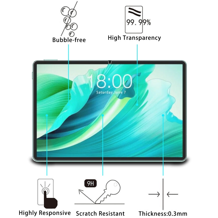 For Teclast P50S 25pcs 9H 0.3mm Explosion-proof Tempered Glass Film