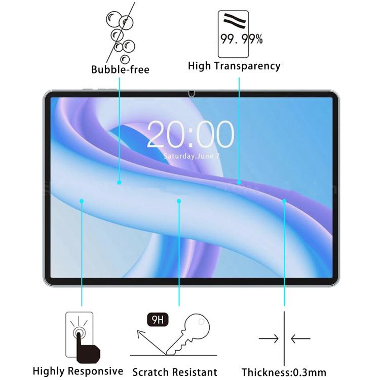 For Teclast M85 Plus 10.1 inch 25pcs 9H 0.3mm Explosion-proof Tempered Glass Film
